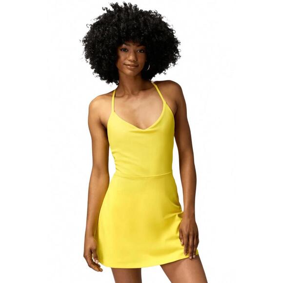 Spiritual Gangster Dresses & Skirts - Spiritual Gangster Jet Active Dress Yellow - S